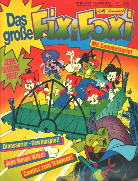 Fix und Foxi (Pabel, Gb.) 41. Jhrg. mit Beilage Nr. 3-47