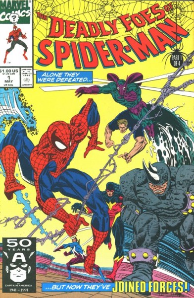 Deadly Foes of Spider-Man (1991) 1-4 kpl. (Z2)