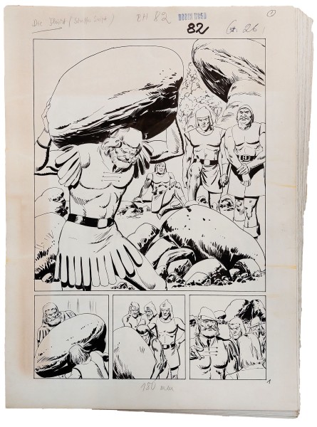 Originalzeichnung (1615) Robin Hood 82 20 Seiten zus. ÜF