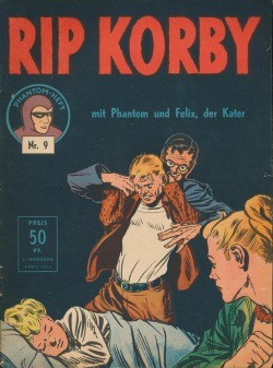 Phantom-Heft (Aller, Gb.) 2. Jhg. '53 o. Kleber 1953 ohne Aufkleber Nr. 9-12