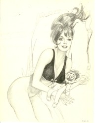 Originalzeichnung Erotische Pin-ups (Bild 053)