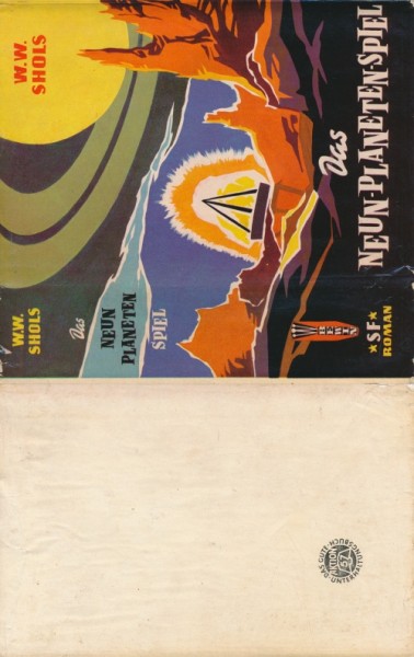 Shols, W.W. Leihbuch SU Neun-Planeten-Spiel (Bewin) nur Schutzumschläge