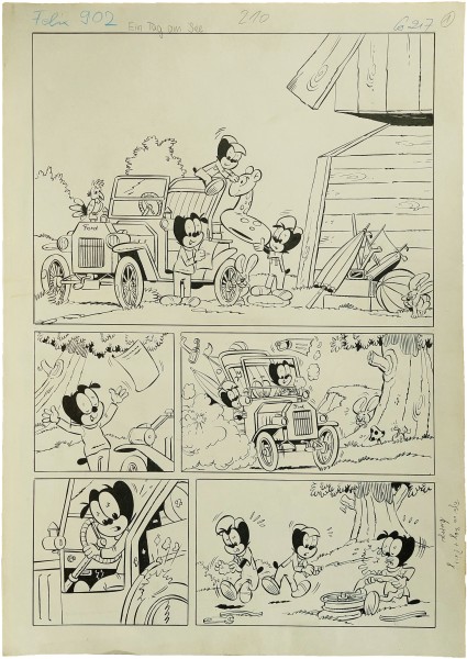 Originalzeichnung (1532) Felix 902 10 Seiten zus. ÜF