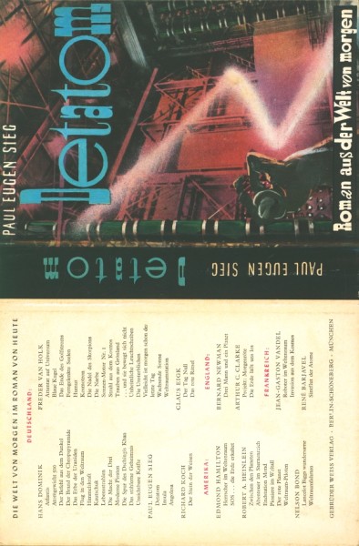 Sieg, Paul Eugen Leihbuch SU Detatom (Weiss) nur Schutzumschlag