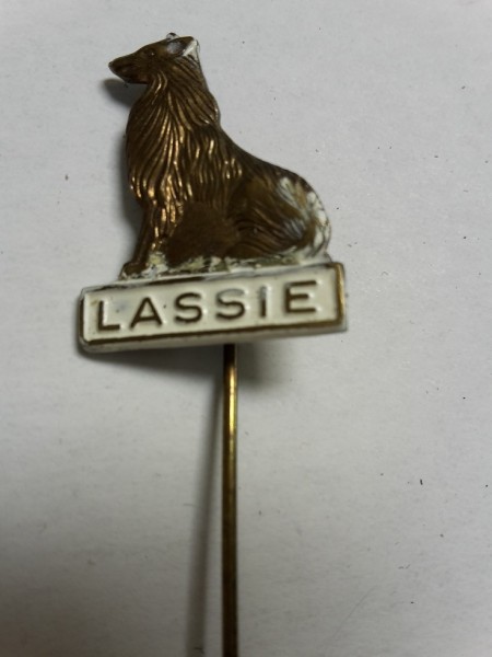 Lassie Anstecknadel (Original) Variante weiss