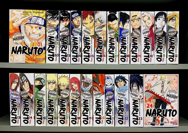 Naruto Massiv (Carlsen, Tb) Nr. 1-24 kpl. (neu)