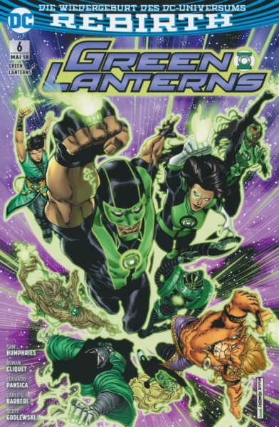 Green Lanterns (Panini, Br., 2017) Nr. 6,8,9