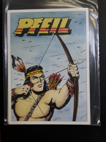 Hethke Bildpostkarte Pfeil