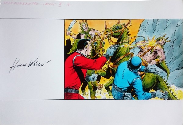 Originalzeichnung (1452) Hansrudi Wäscher - Nick