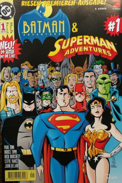 Batman & Superman Adventures (Dino, Gb.) Nr. 1-8 kpl. (Z1)