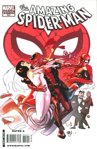 Amazing Spider-Man (2003) Deadpool Variant Cover 620