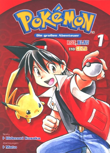 Pokemon - Die großen Abenteuer - Rot, Blau und Gelb (Panini Manga, Tb.) Nr. 1