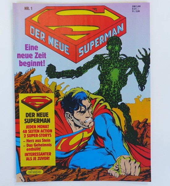 Neue Superman (Ehapa, GbÜ.) Jahrgang 1987 (Nr. 1-3) & 1988 (Nr. 1-9) kpl. (Z0-2)