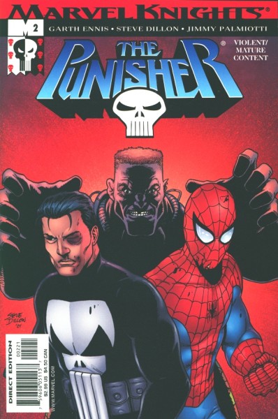 Punisher (2001) Steve Dillon Variant Cover 2
