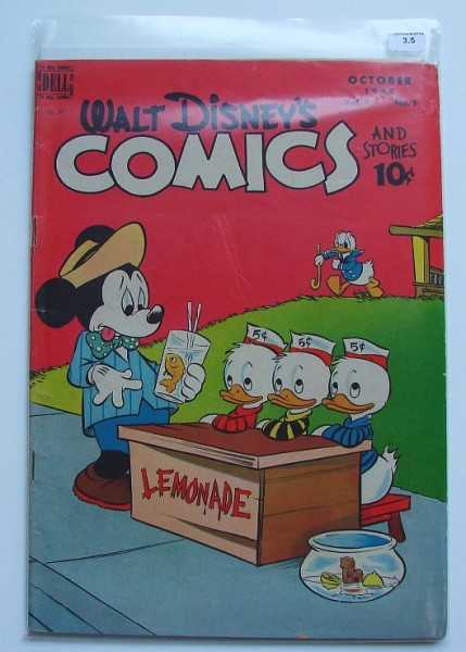Walt Disney`s Comics and Stories Nr.097 Graded 3.5