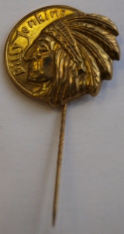 Billy Jenkins Indianer Profil Anstecknadel (Original)