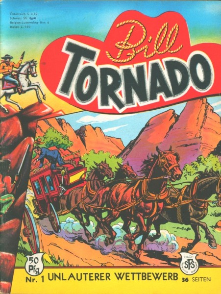 Bill Tornado (Artima, Kb.) Nr. 1-6 kpl. (Z0-2)