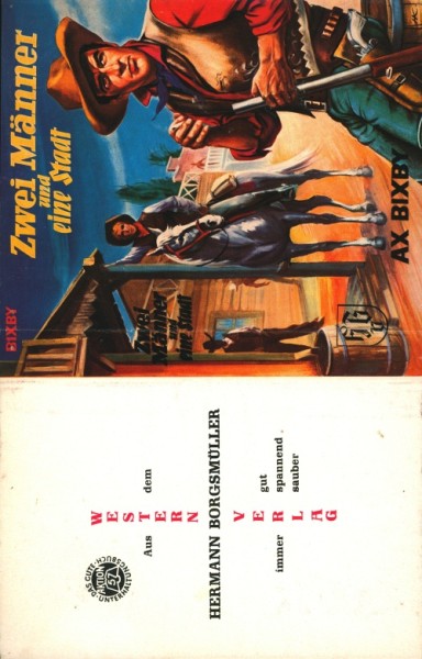 Bixby, Ax Leihbuch SU Zwei Männer und eine Stadt (Borgsmüller) nur Schutzumschlag