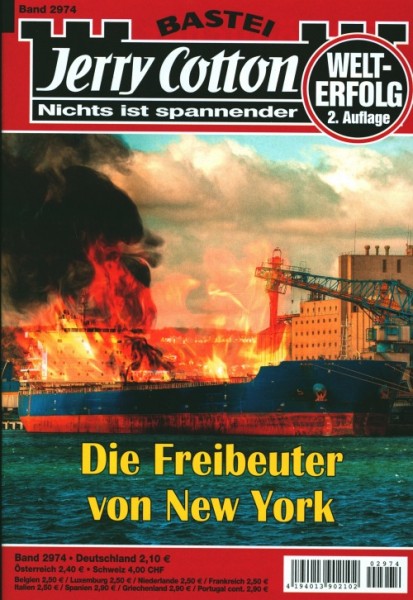 Jerry Cotton 2. Auflage 2974