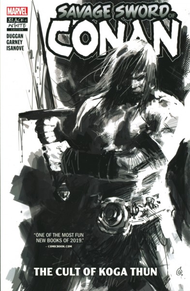 Savage Sword of Conan (2019) Vol.1 The Cult of Koga Thun (Black And White)