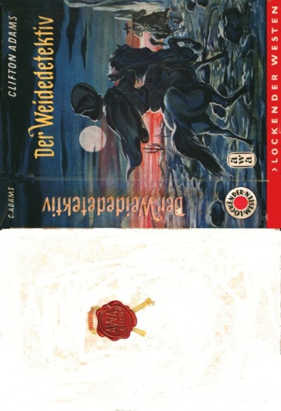 Lockender Westen Leihbuch SU Weidedetektiv (Awa) Adams, Clifton nur Schutzumschlag