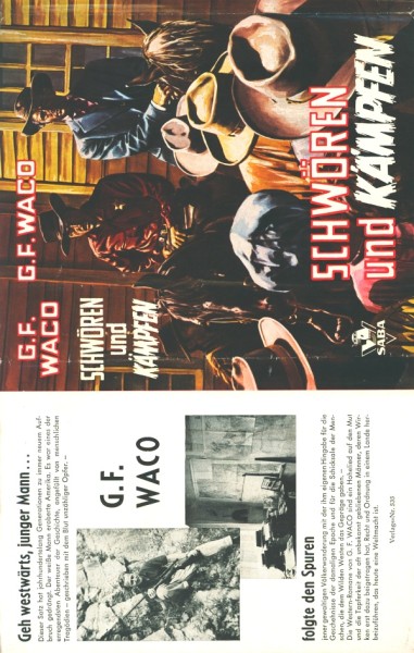 Waco, G.F. Leihbuch SU Schwören und Kämpfen (Saba) nur Schutzumschlag