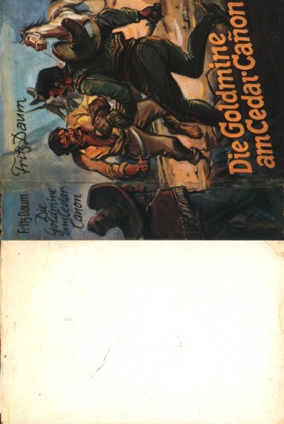 Daum, Fritz Leihbuch SU Goldmine am Cedar Canyon (Baur) nur Schutzumschlag