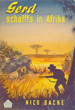 Gerd schafft's in Afrika Buch Titelbild von H.R. Wäscher (Neuer Jugendschriften)