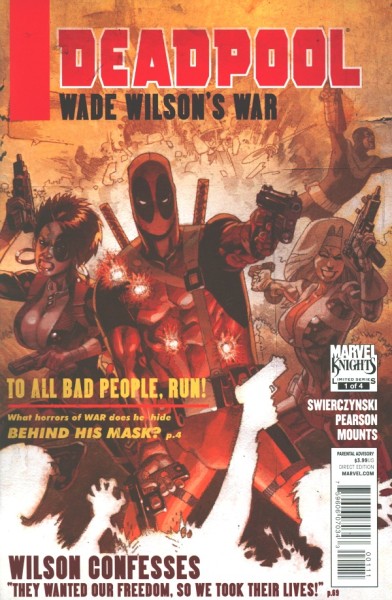 Deadpool: Wade Wilson's War (2010) 1-4 kpl. (Z1)