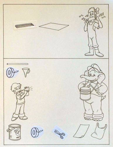 Originalzeichnung (1078) Benjamin Blümchen