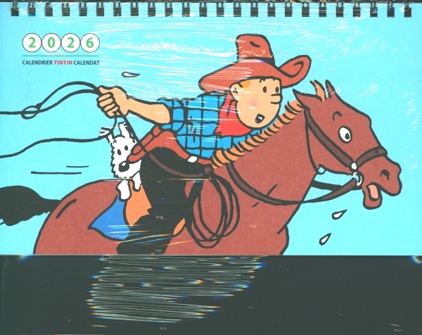 Tim & Struppi Tischkalender 2026