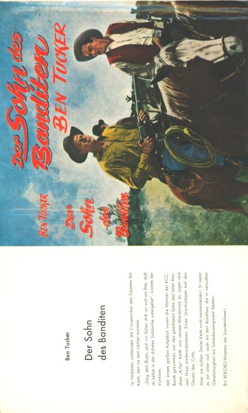 Tucker, Ben Leihbuch SU Sohn des Banditen (Rekord) nur Schutzumschlag