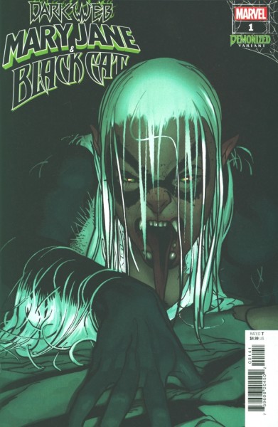 Mary Jane & Black Cat (2023) Demonized Variant Cover 1
