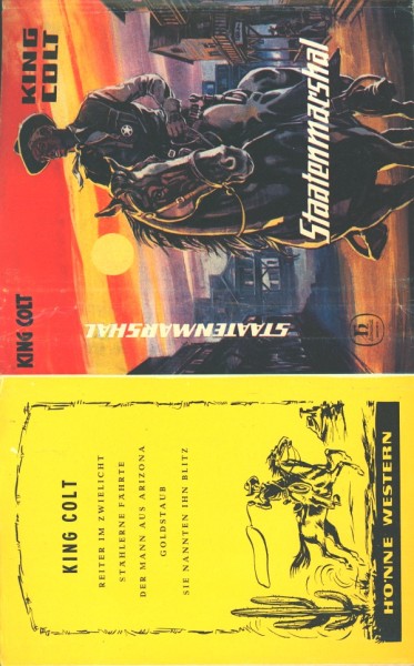 Colt, King Leihbuch SU Staatenmarshal (Hönne) nur Schutzumschlag