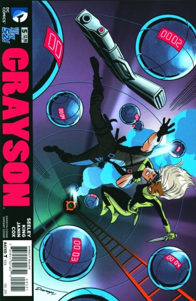 Grayson (2014) Darwyn Cooke Variant Cover 5