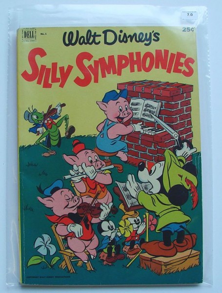 Dell Giant Comics - Silly Symphonies Nr.1 Graded 7.0