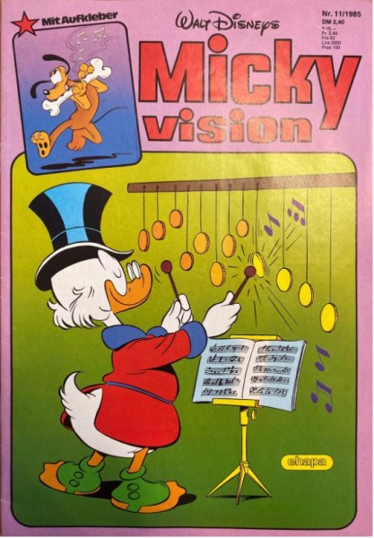 Mickyvision (Walt Disney's) (Ehapa, Gb.) Jhg. 1985 mit Beilage Nr. 1-12