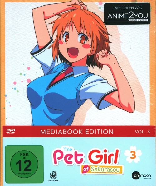 Pet Girl of Sakurasou Vol. 3 DVD (Limited Mediabook Edition)