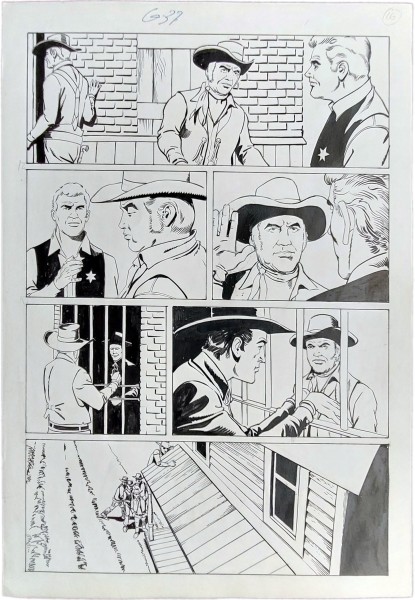 Originalzeichnung (1843) Bonanza 77 Seite 16 ÜF