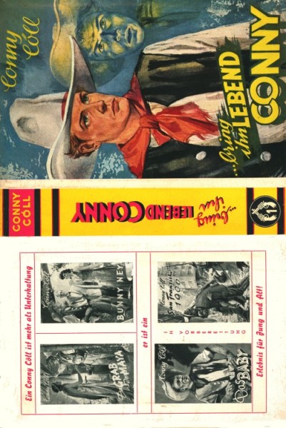 Conny Cöll Leihbuch SU Bring ihn lebend Conny (Conny Cöll-Verlag) nur Schutzumschlag