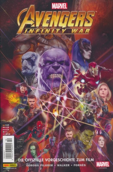 Avengers: Infinity War (Panini, Gb., 2018) Offizielle Vorgeschichte zum Film