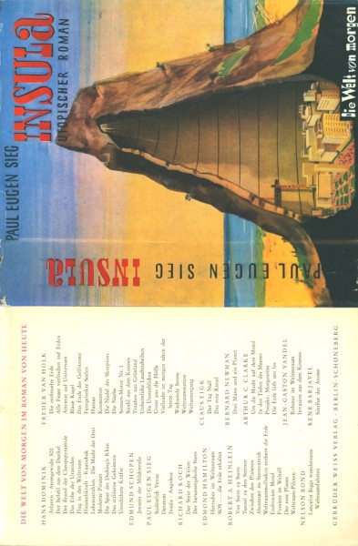 Sieg, Paul Eugen Leihbuch SU Insula (Weiss) nur Schutzumschlag