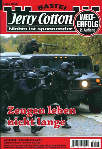 Jerry Cotton 2. Auflage 2895