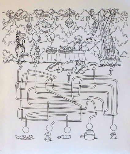 Originalzeichnung (1072) Benjamin Blümchen