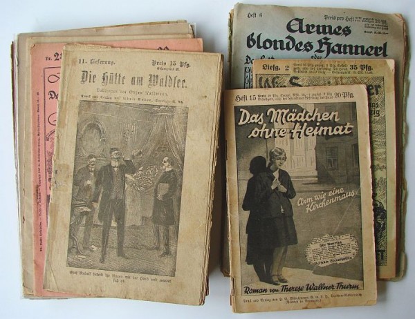 Paket 7125 16 verschiedene Kolportageromane. Beleghefte aus 16 verschiedenen Serien. Diverse Nummern