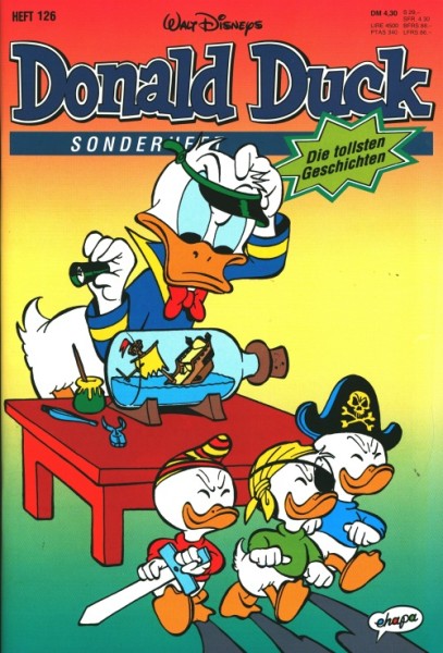 Tollsten Geschichten von Donald Duck (Ehapa, Gb.) 1. Auflage Nr. 60-139