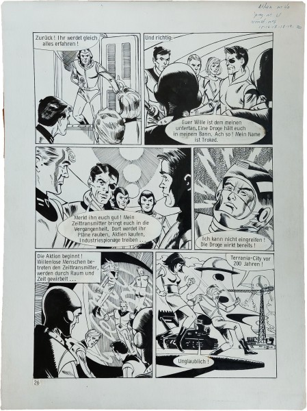 Originalzeichnung (1586) Atlan