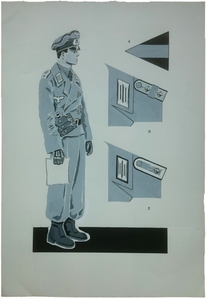 Originalzeichnung (1667) Landser