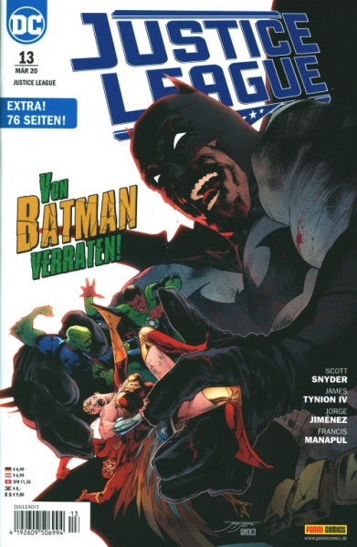 Justice League (Panini, Gb., 2019) Nr. 13