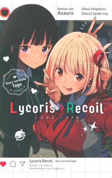 Lycoris Recoil-Pack: Roman, React, Figur